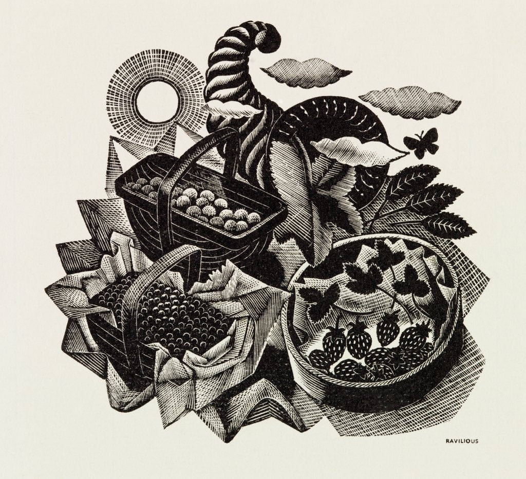 Detail of Autumn by Eric Ravilious