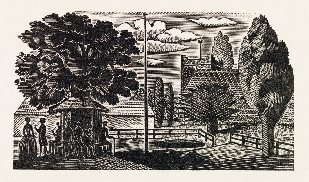 Detail of Illustration by Eric Ravilious