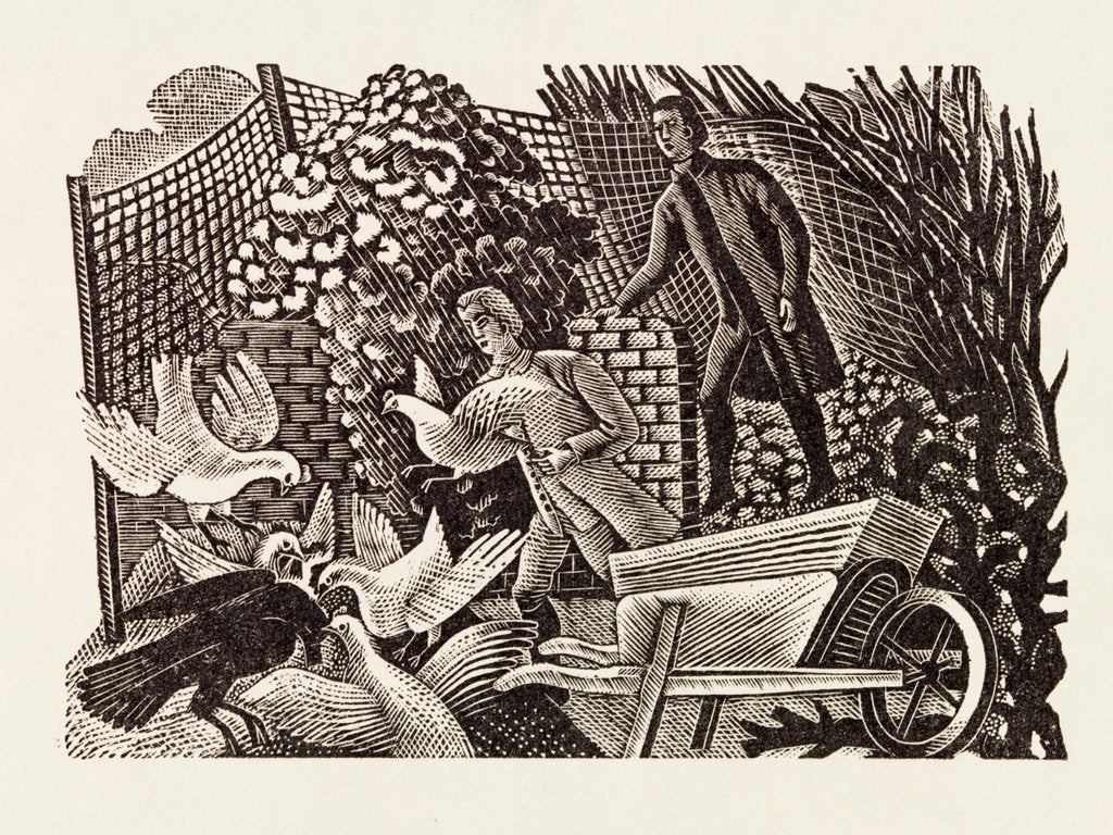 Detail of Illustration by Eric Ravilious
