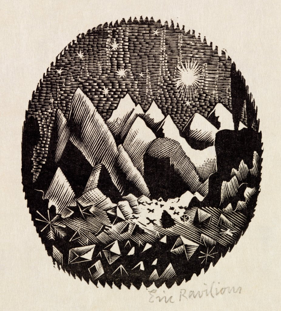 Detail of Illustration by Eric Ravilious