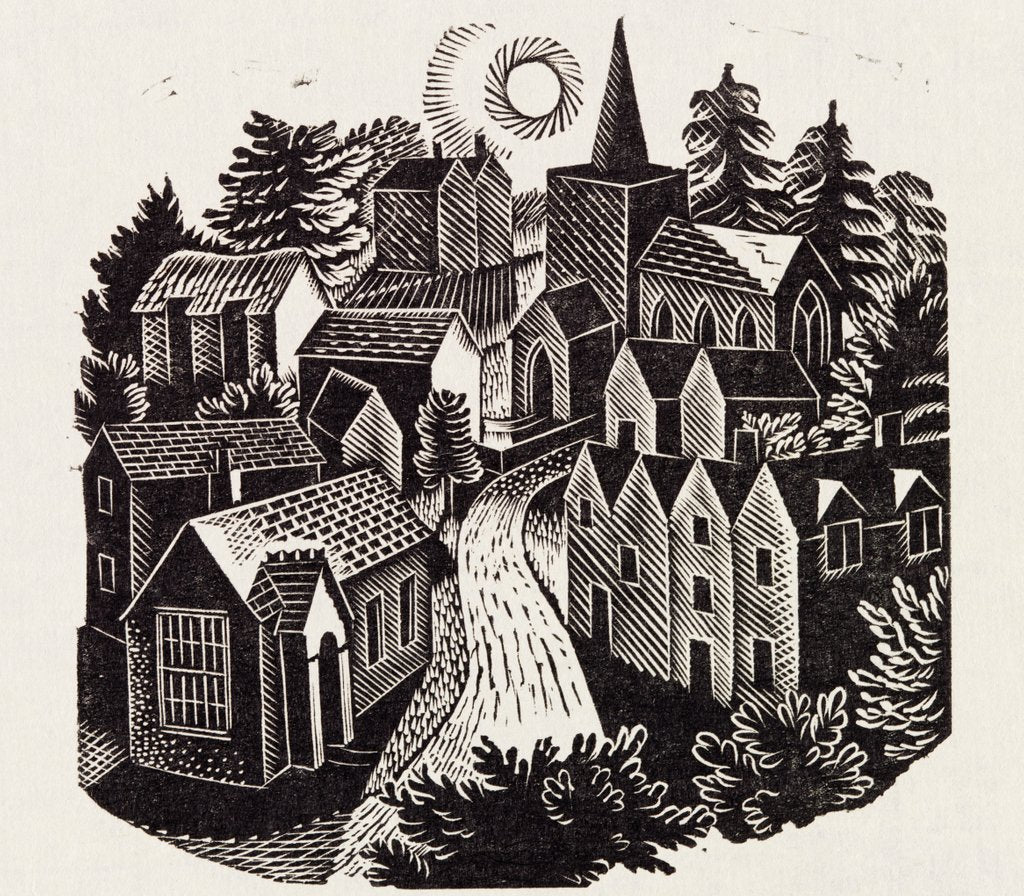 Detail of Illustration by Eric Ravilious