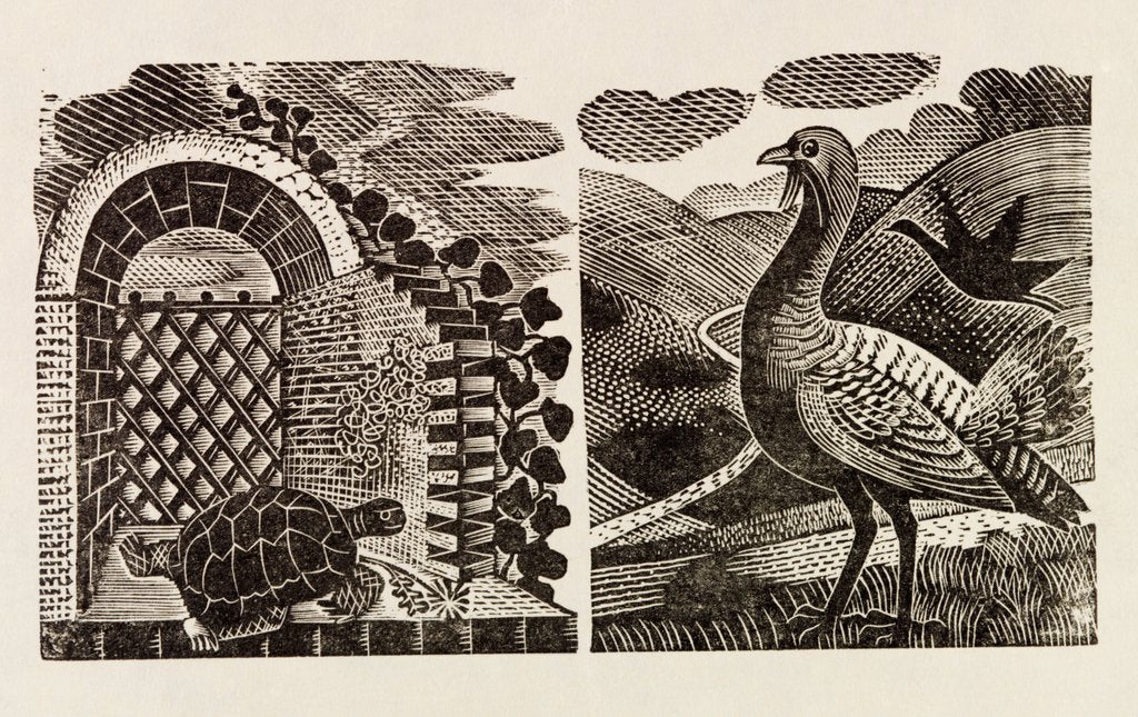 Detail of Illustration by Eric Ravilious