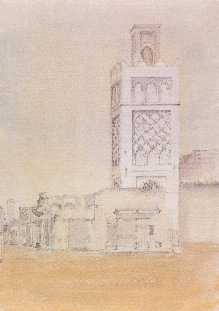 Detail of Mosque of Saiyyid Abul-Hasan by John Baptist Joseph Dormer