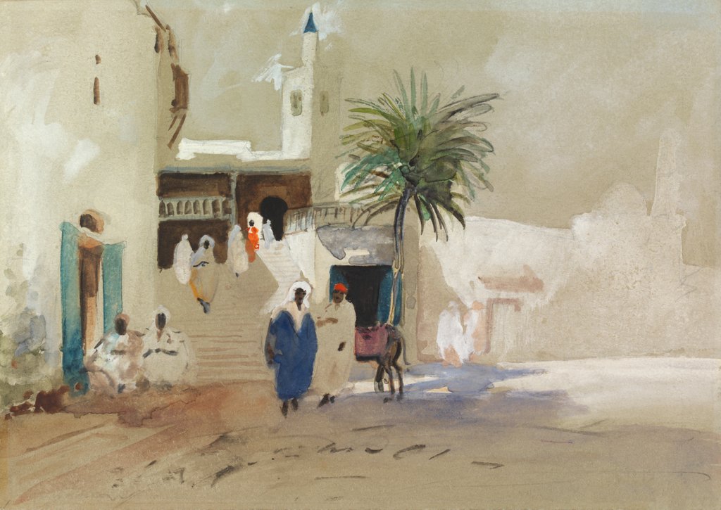 Detail of Mosque of Sidi Bou-Said by Hercules Brabazon Brabazon