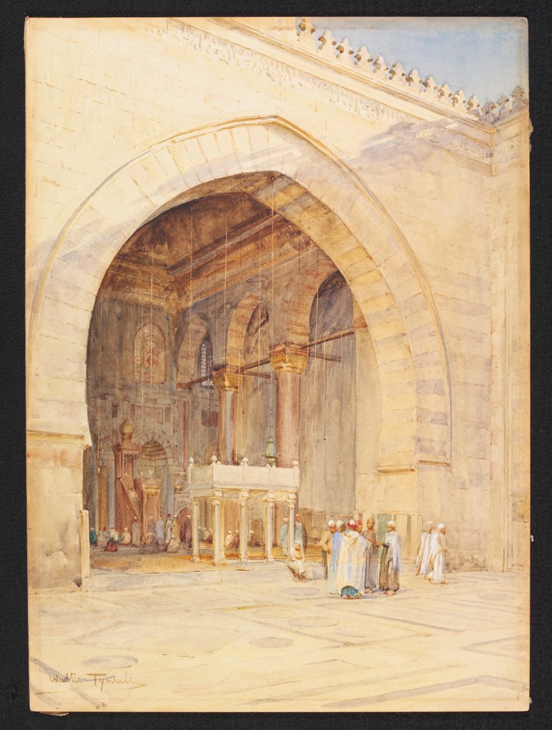 Detail of The Mosque of Berkouk by Walter Frederick Roofe Tyndale