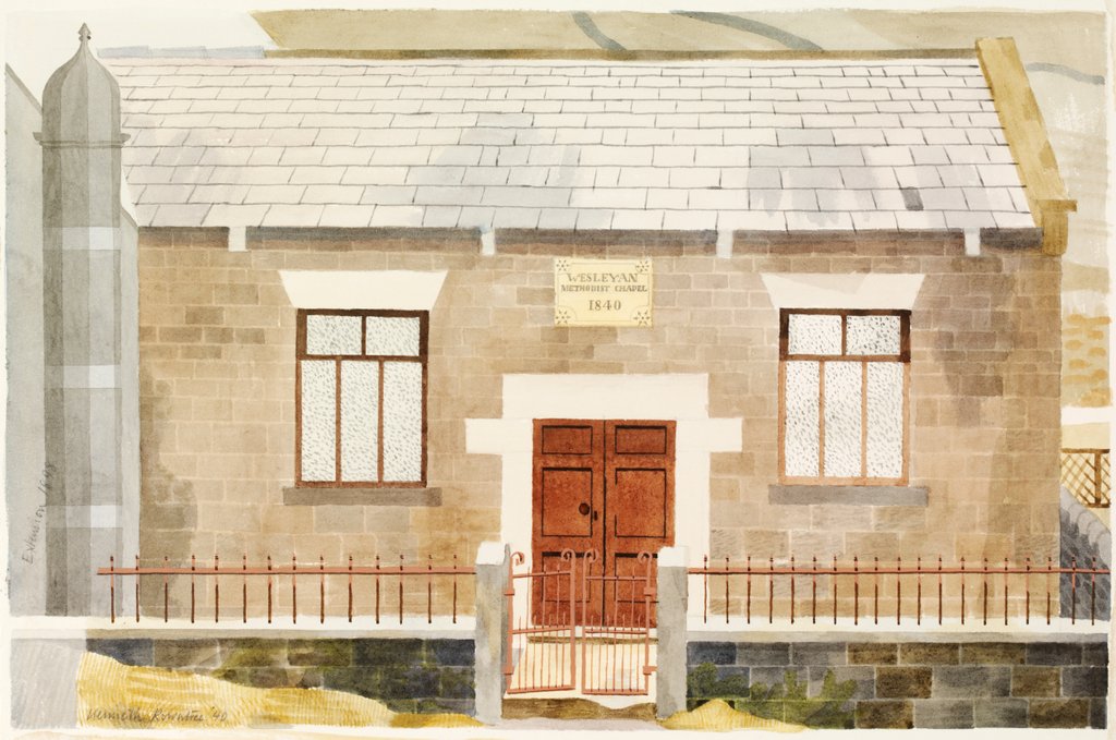 Detail of Wesleyan Methodist Chapel, Ashopton by Kenneth Rowntree