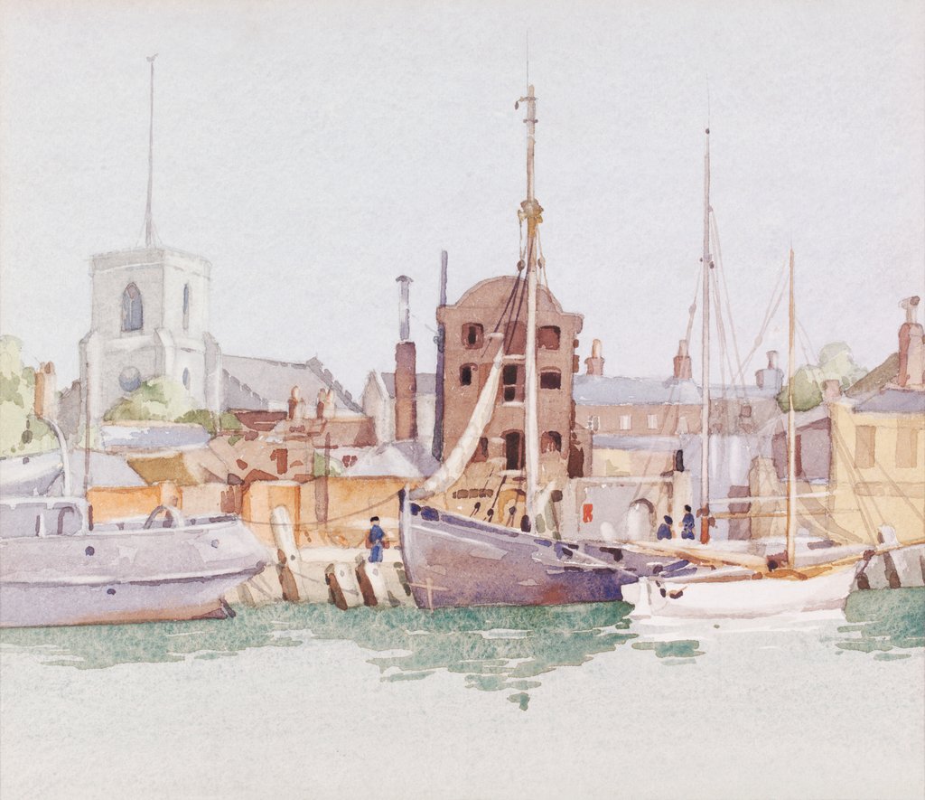 Detail of Poole Harbour by Stanislaus Soutten Longley
