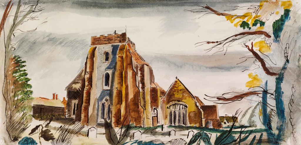 Detail of St. Osyth's Church by Rowland Suddaby