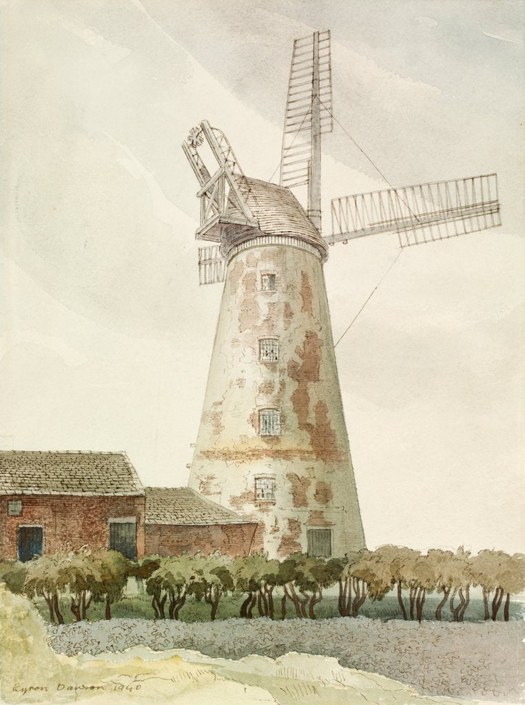 Detail of Clifton Mill, near Preston by Byron Dawson