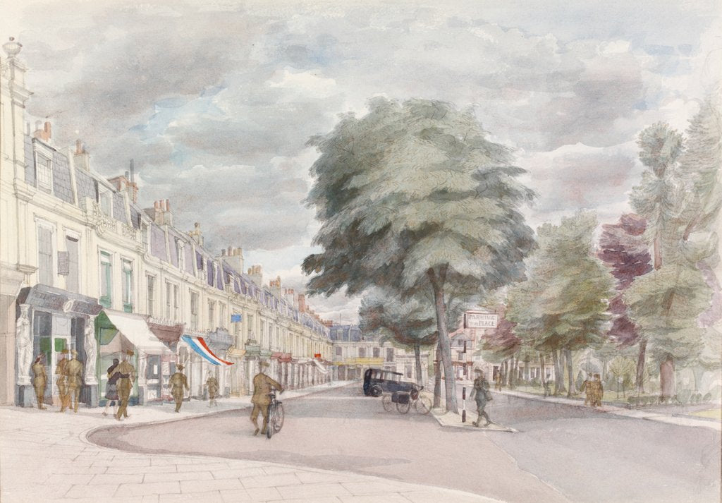 Detail of Montpellier Parade, Cheltenham by Phyllis E. Ginger