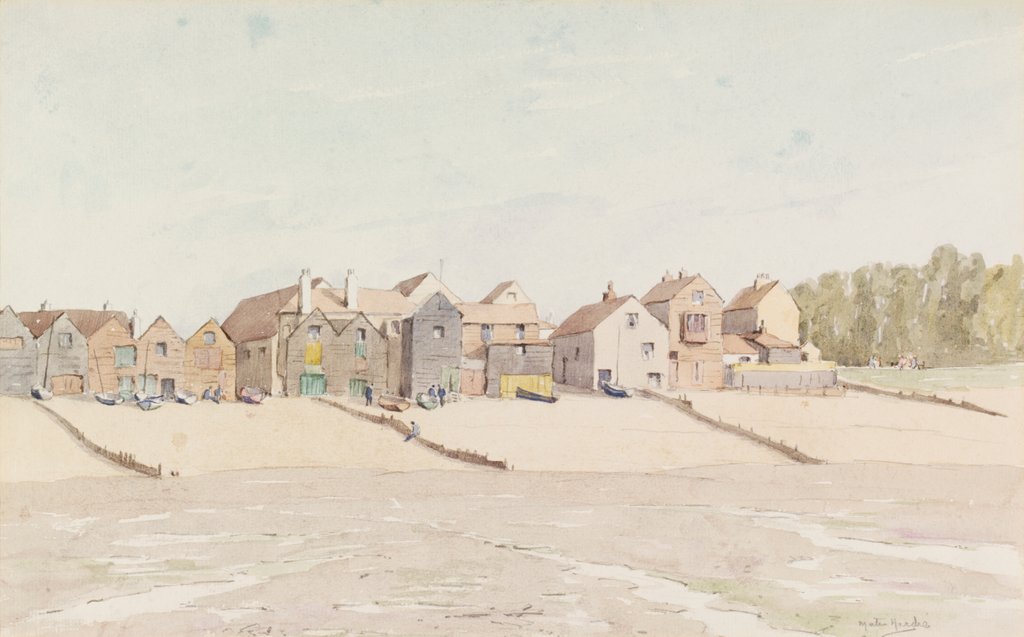 Detail of Whitstable, 1934 by Martin Hardie