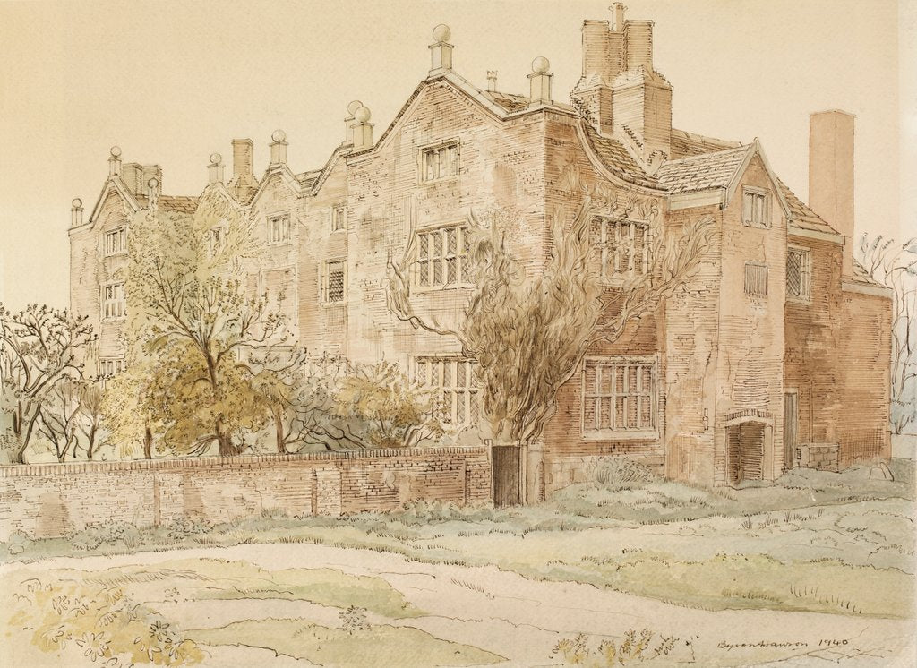 Detail of Hough End Hall, Manchester by Byron Dawson