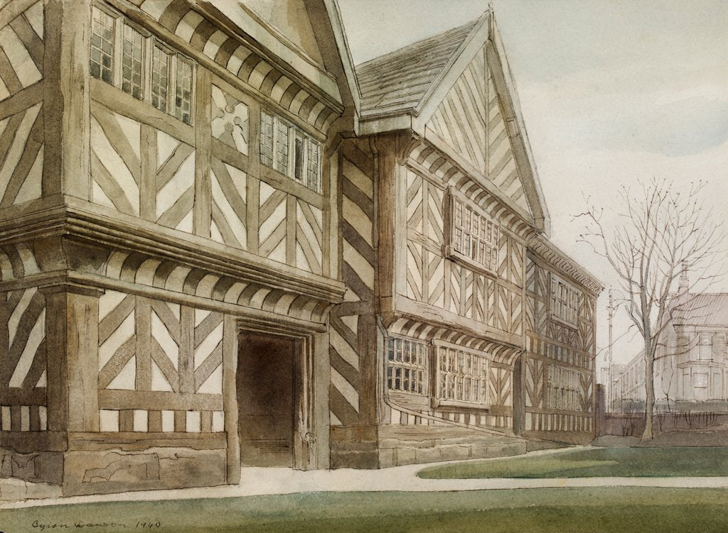 Detail of Slade Hall, Manchester by Byron Dawson