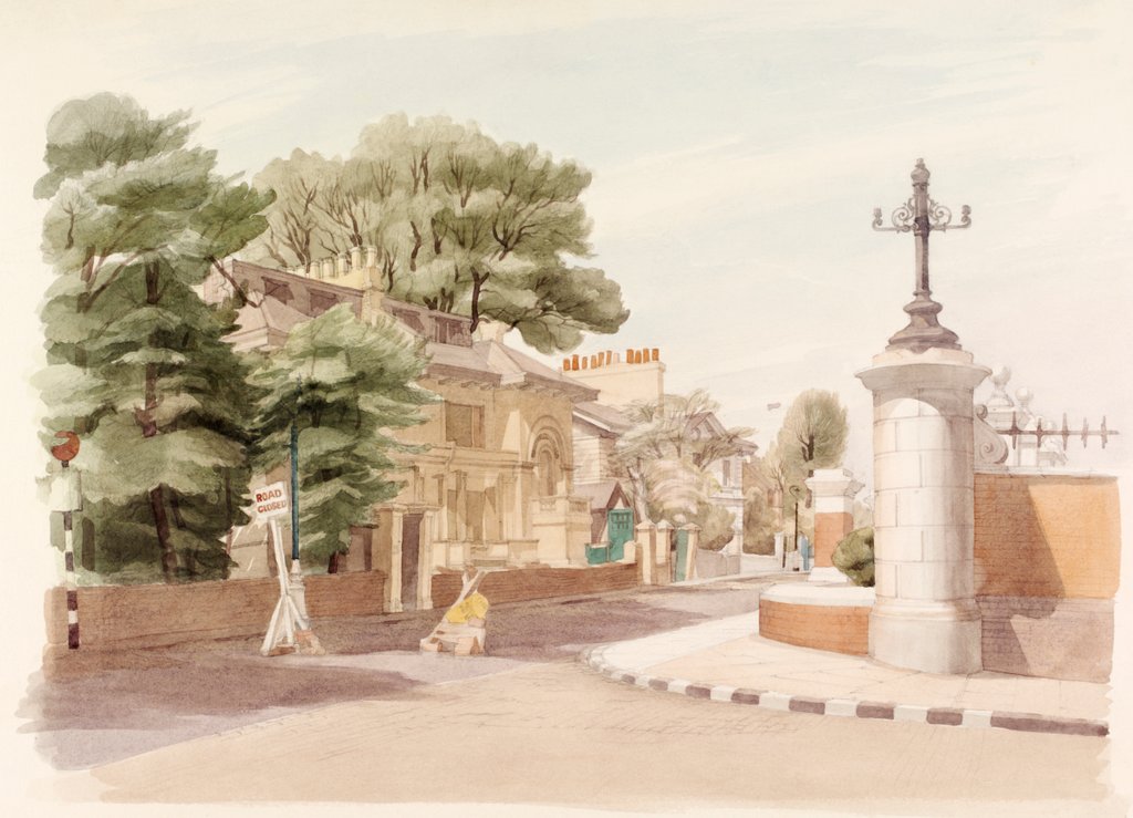 Detail of Park Village East, Albany Street, NW1 by Phyllis E. Ginger