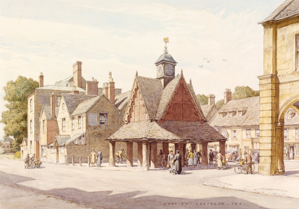 Detail of Butter Cross, Witney by Stanley Anderson