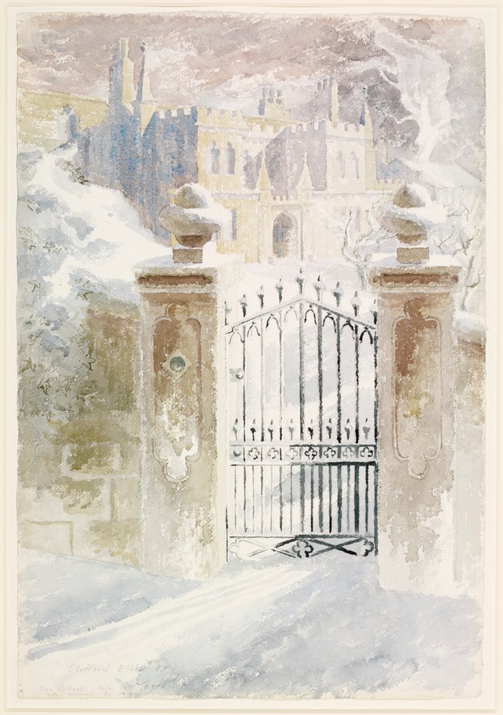 Detail of Sion Cottage, Sion Hill, Bath by Clifford Ellis