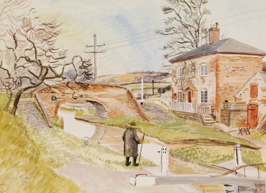 Detail of Meaford Lock, Stone by Louisa Puller