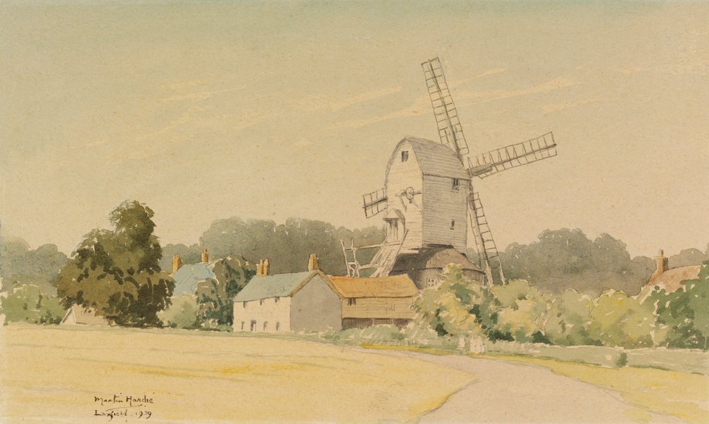 Detail of Laxfield Mill by Martin Hardie