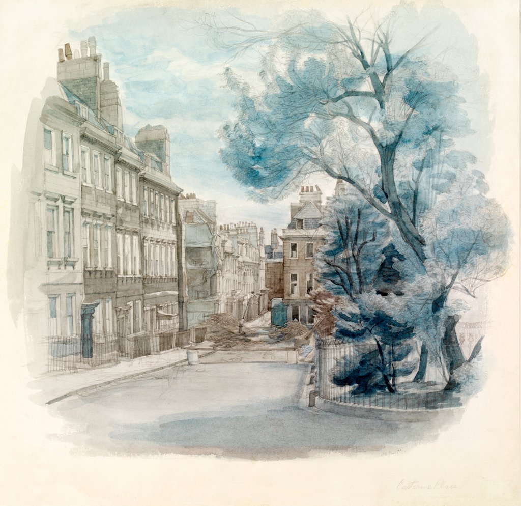 Detail of Catherine Place, Bath by Phyllis Ginger