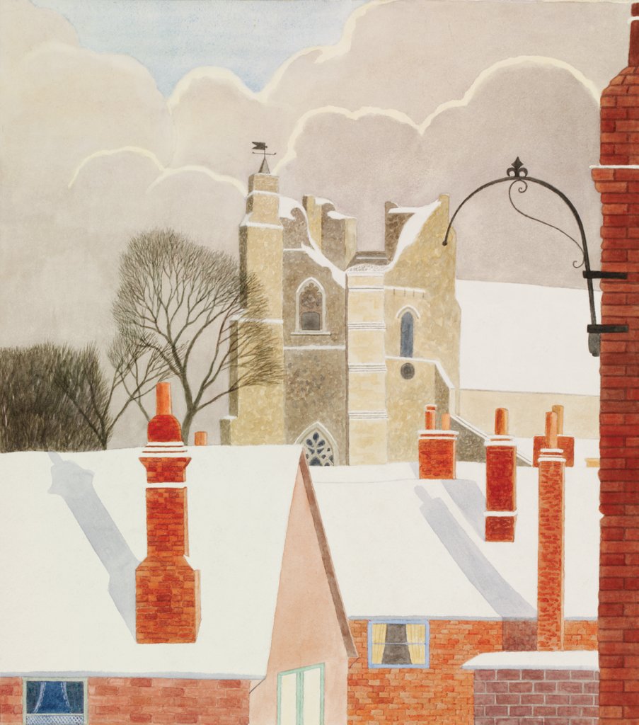 Detail of St. Bartholomew's Church from the South-West, Orford, Suffolk by Jack L. Airy