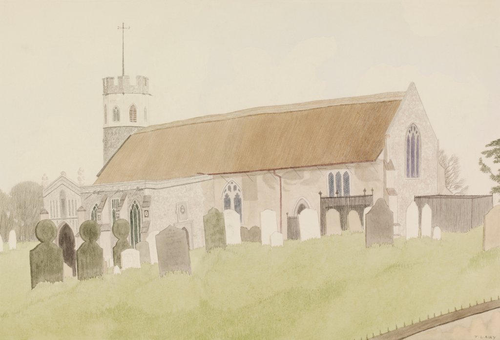 Detail of St. Peter's Church, Theberton by Jack L. Airy