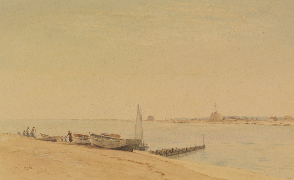 Detail of Bawdsey Ferry by Martin Hardie