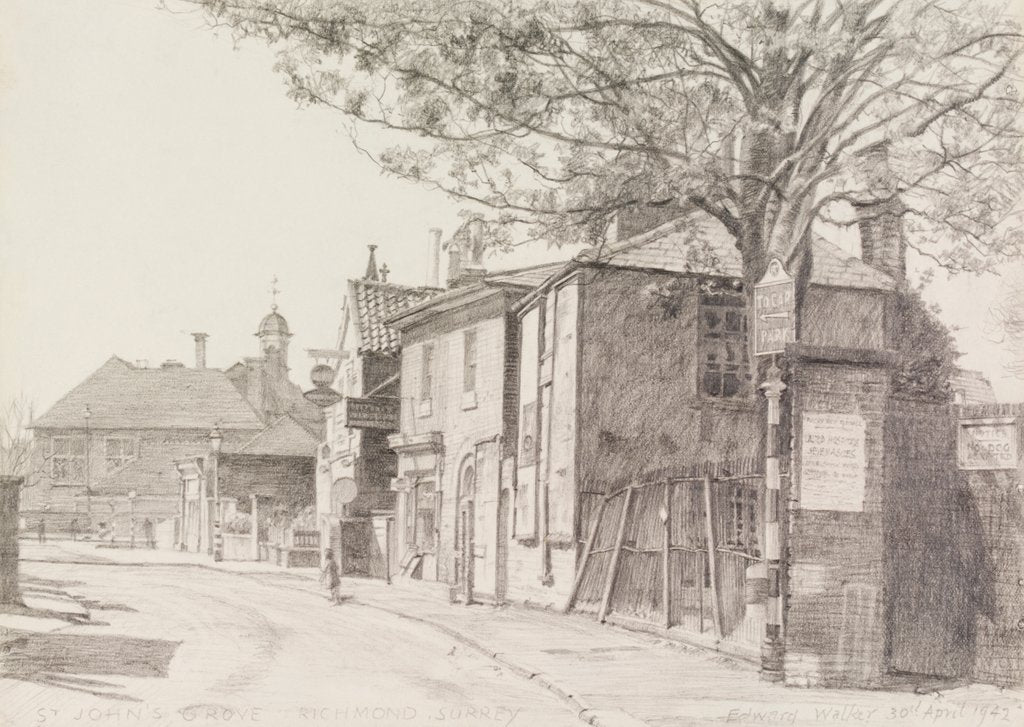 Detail of St. John's Grove, Richmond by Edward Walker