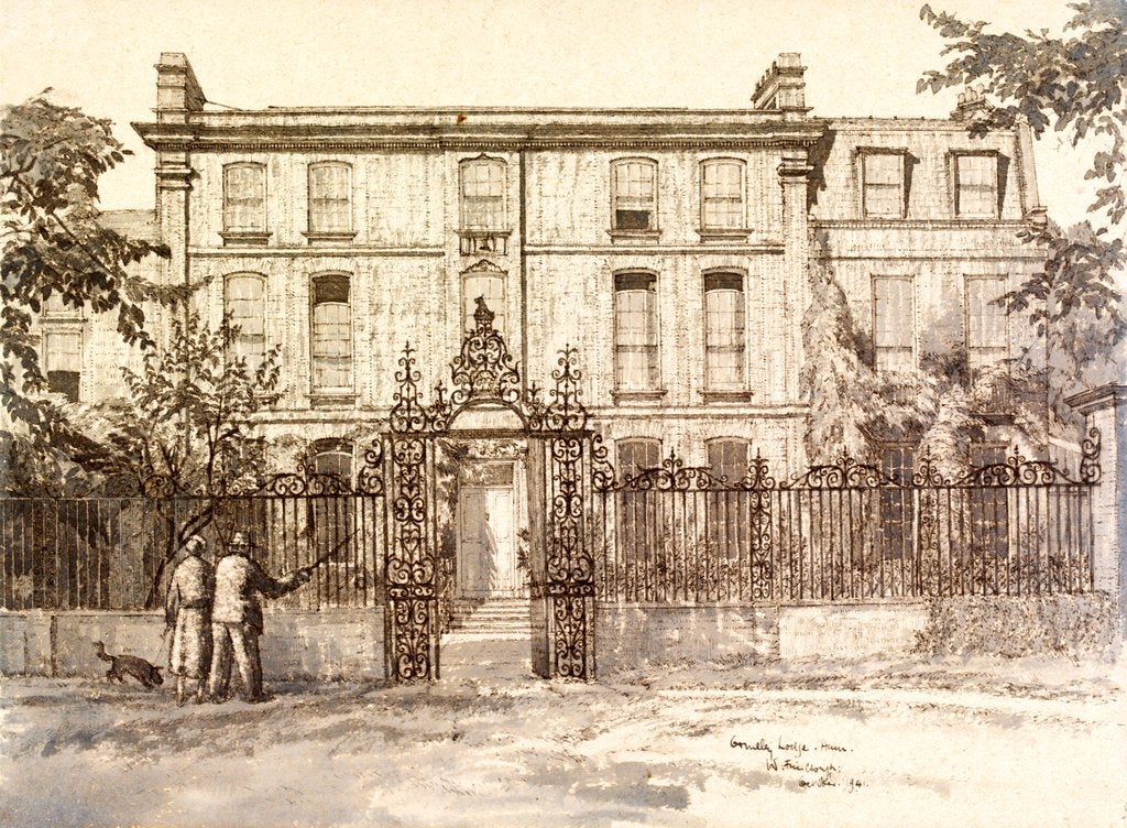 Detail of Ormeley Lodge, Ham Common by Wilfred Fairclough