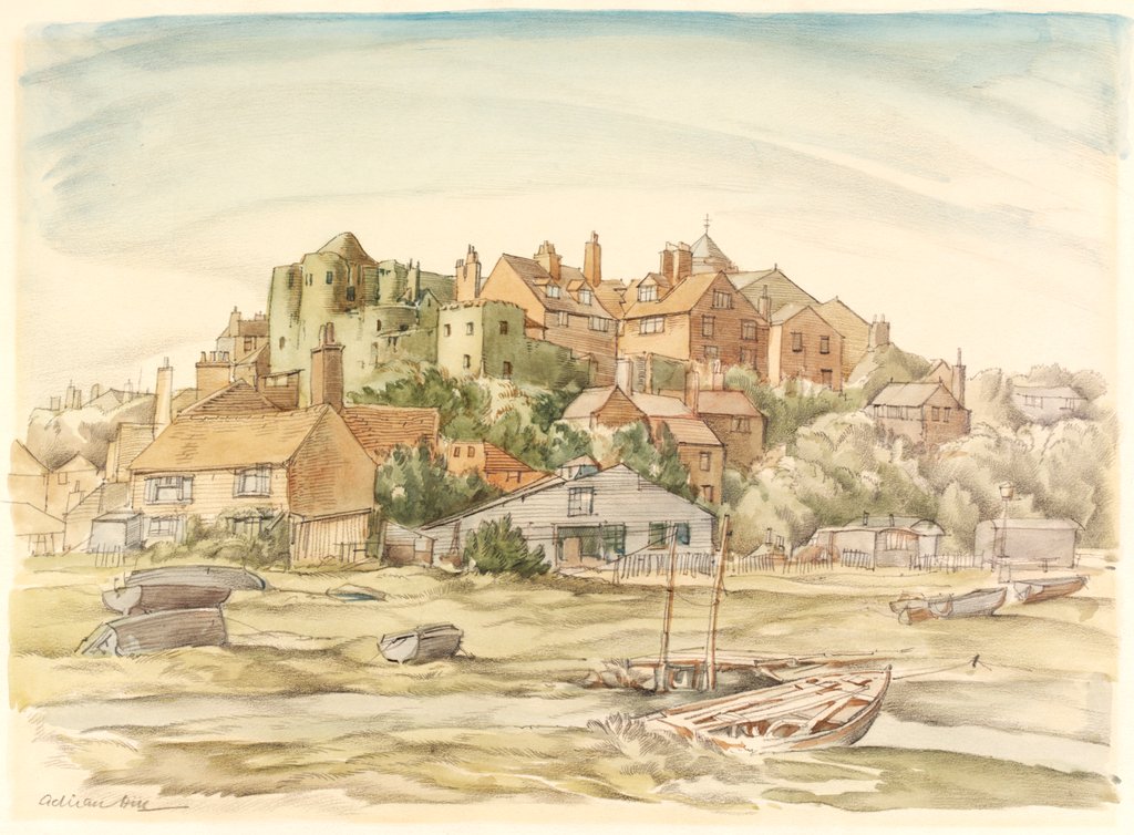 Detail of Ypres Tower, Rye by Adrian Hill