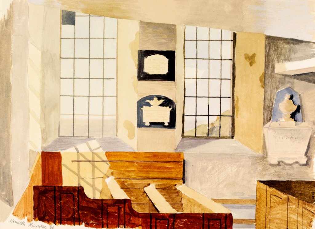 Detail of Interior of St. Mary's Church, Whitby by Kenneth Rowntree