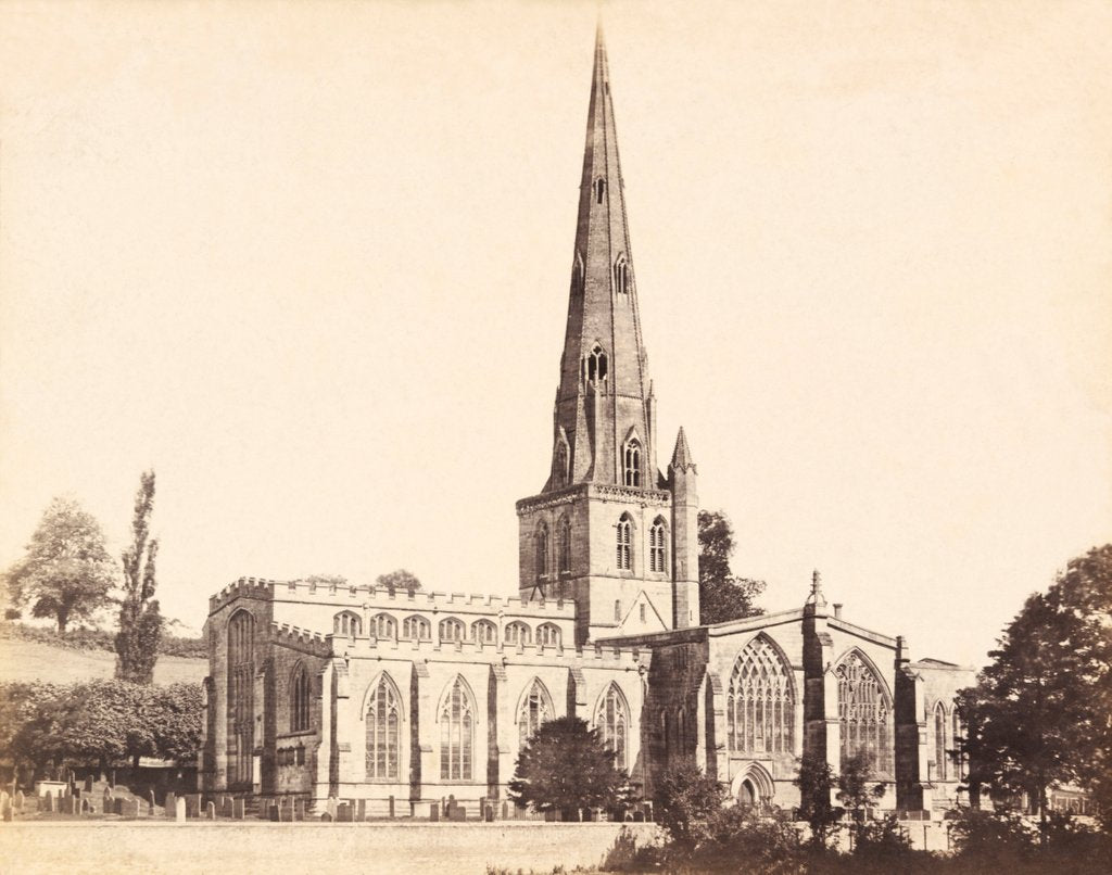 Detail of Ashbourne Church by Francis Frith & Co.