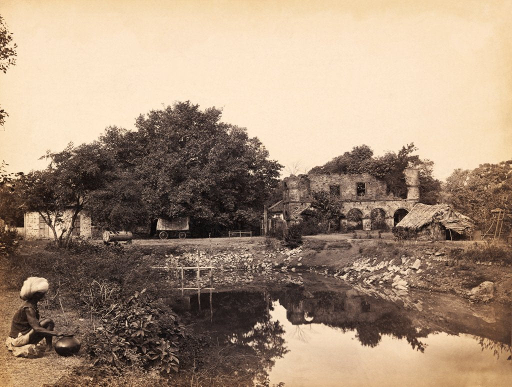 Detail of Bassein, Old Court House by Francis Frith & Co.