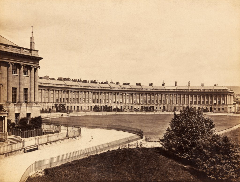 Detail of Royal Crescent, Bath by Francis Frith & Co.