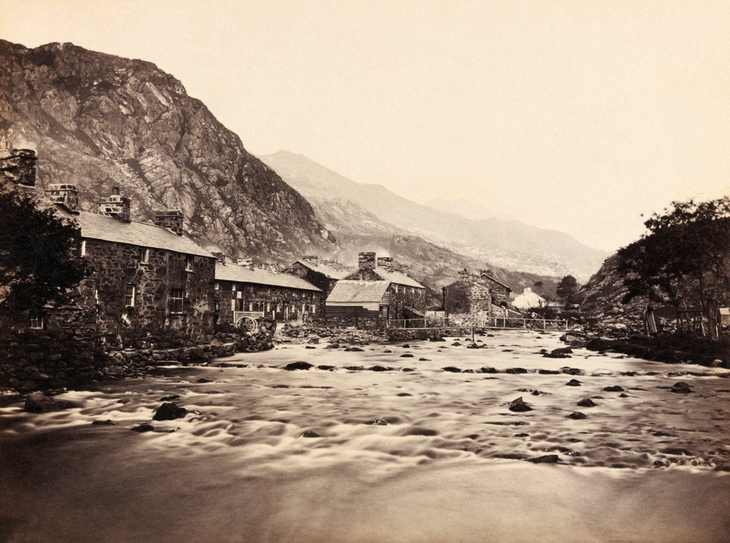 Detail of Beddgelert by Francis Frith & Co.