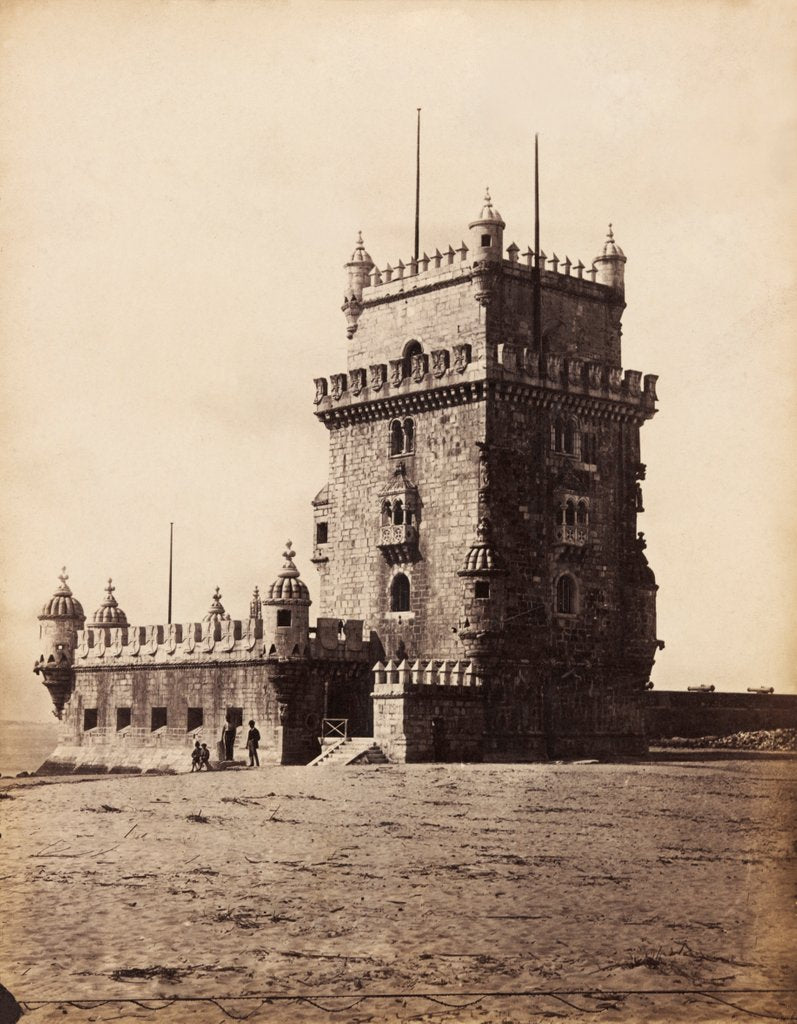 Detail of Belem Castle, Portugal by Francis Frith & Co.