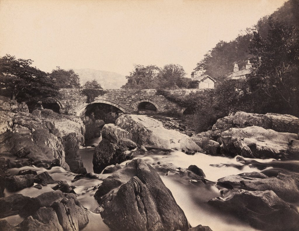Detail of Ponty Pair, Bettws-y-Coed by Francis Frith & Co.