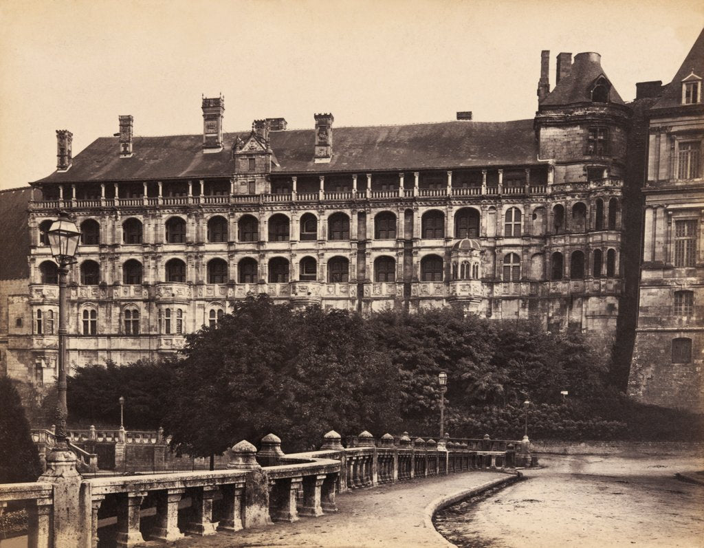 Detail of Blois Castle by Francis Frith & Co.