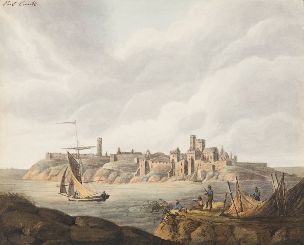 Detail of Peel Castle by George William Carrington