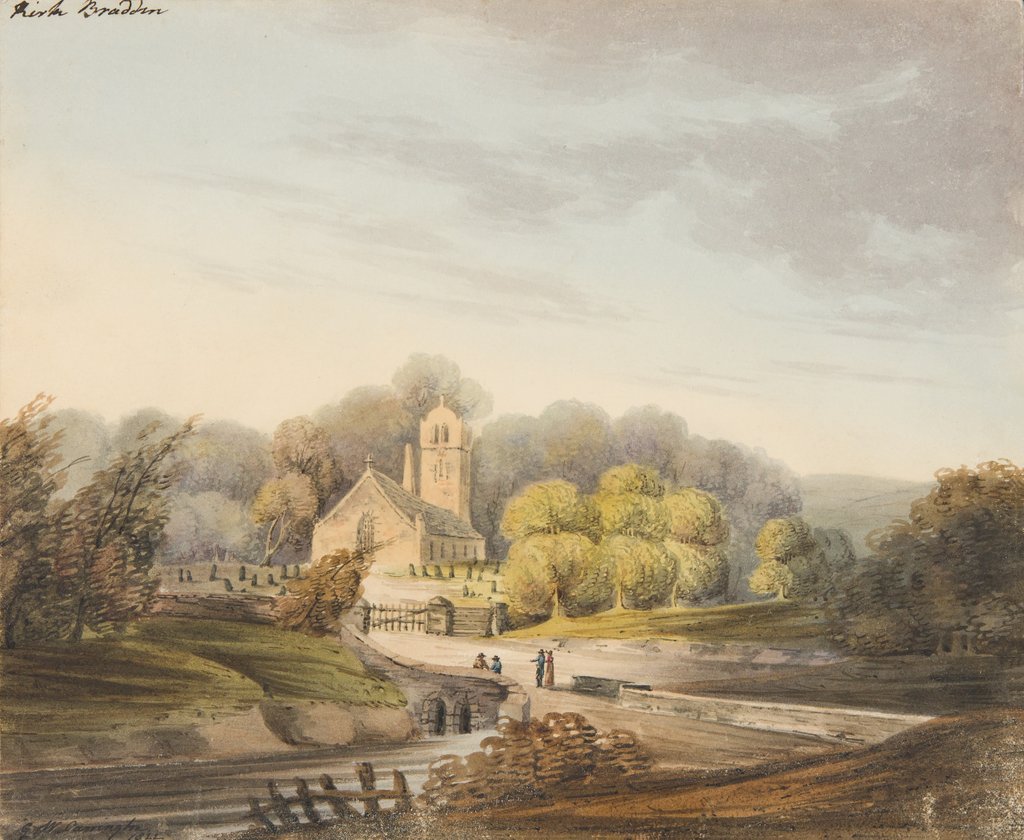 Detail of Kirk Braddan by George William Carrington