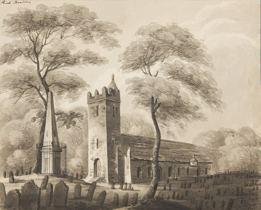 Detail of Kirk Braddan by George William Carrington