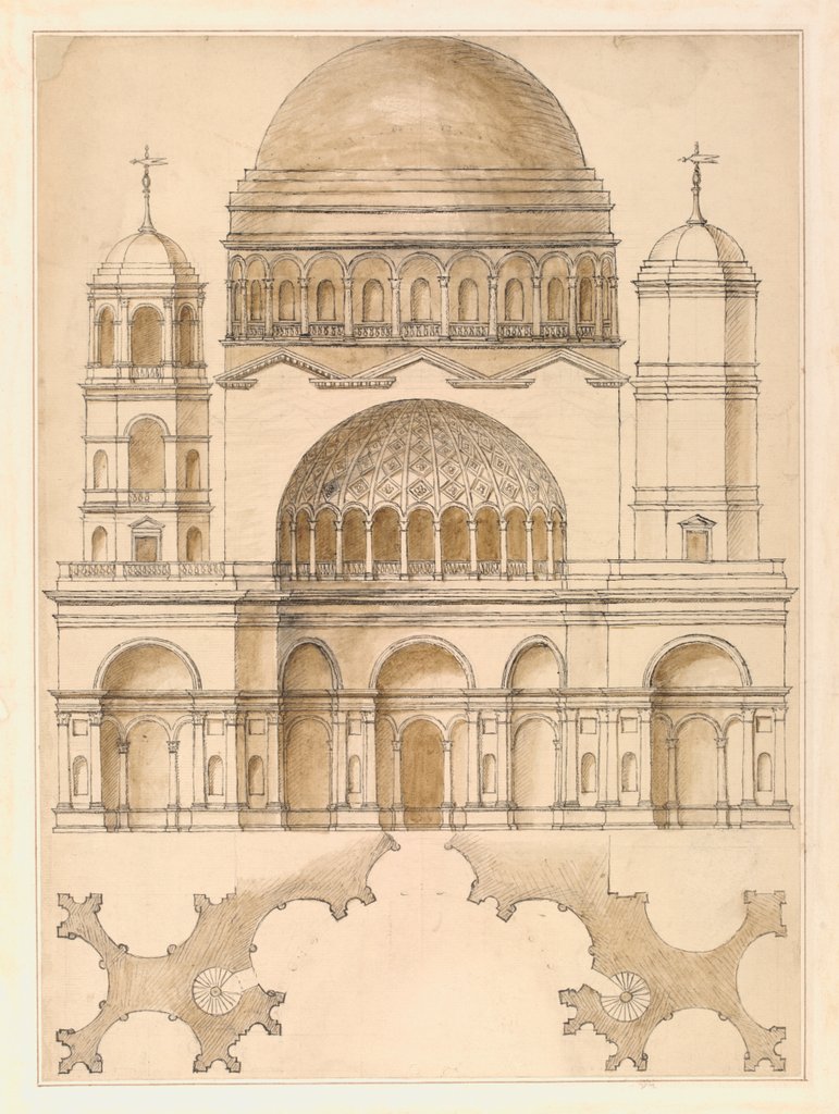 Detail of Design of National Memorial Chapel by William Kent