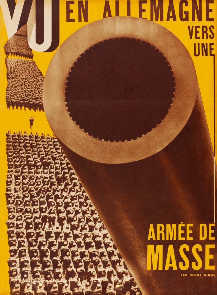 Detail of En Allemagne vers une Armée de Masse, front cover from the periodical Vu by Anonymous