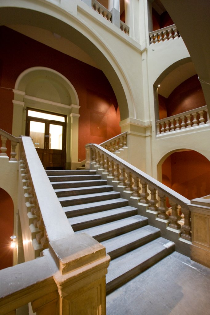 Detail of The Henry Cole Wing Grand Staircase at the V&A Museum by V&A Photography Stuido