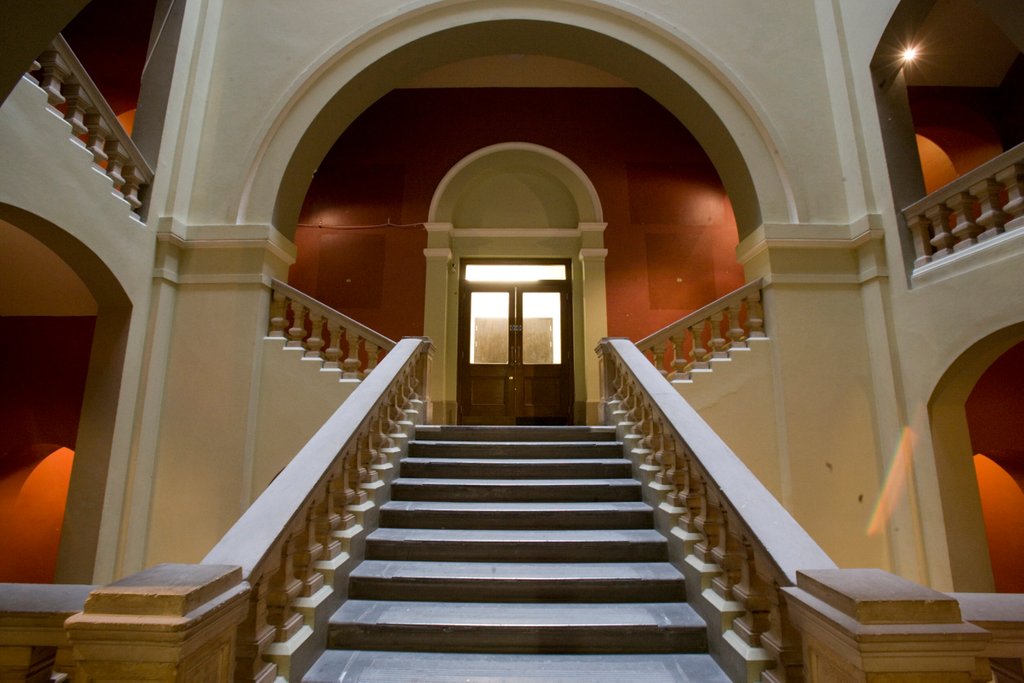 Detail of The Henry Cole Wing Grand Staircase at the V&A Museum by V&A Photography Stuido