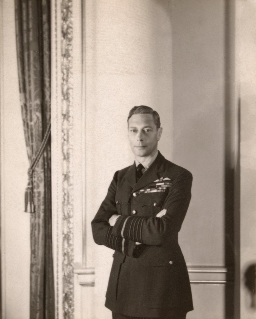 Detail of King George VI by Cecil Beaton