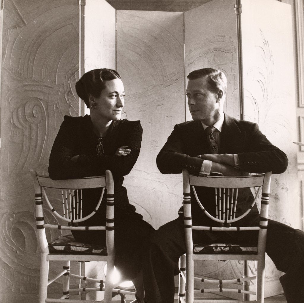 Detail of The Duke of Windsor and Mrs Simpson by Cecil Beaton