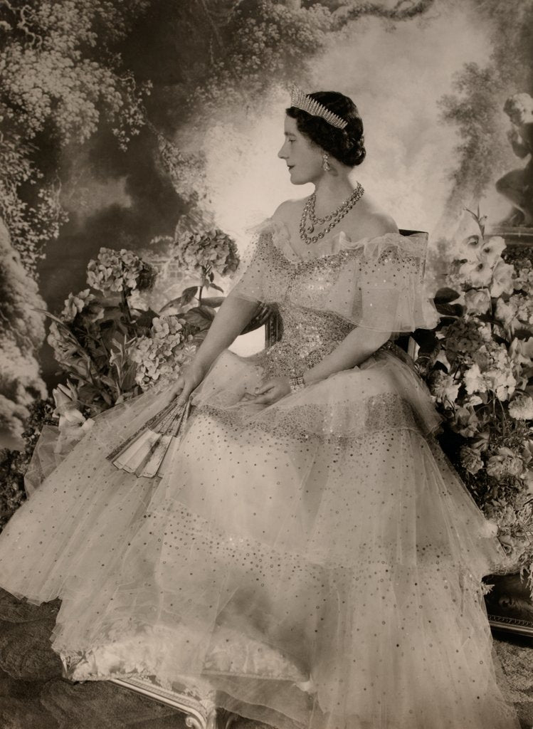 Detail of Queen Elizabeth, The Queen Mother by Cecil Beaton