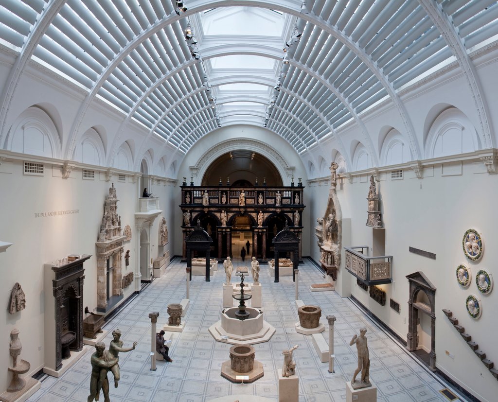 Detail of Medieval and Renaissance Galleries at the V&A Museum by V&A Photography Stuido