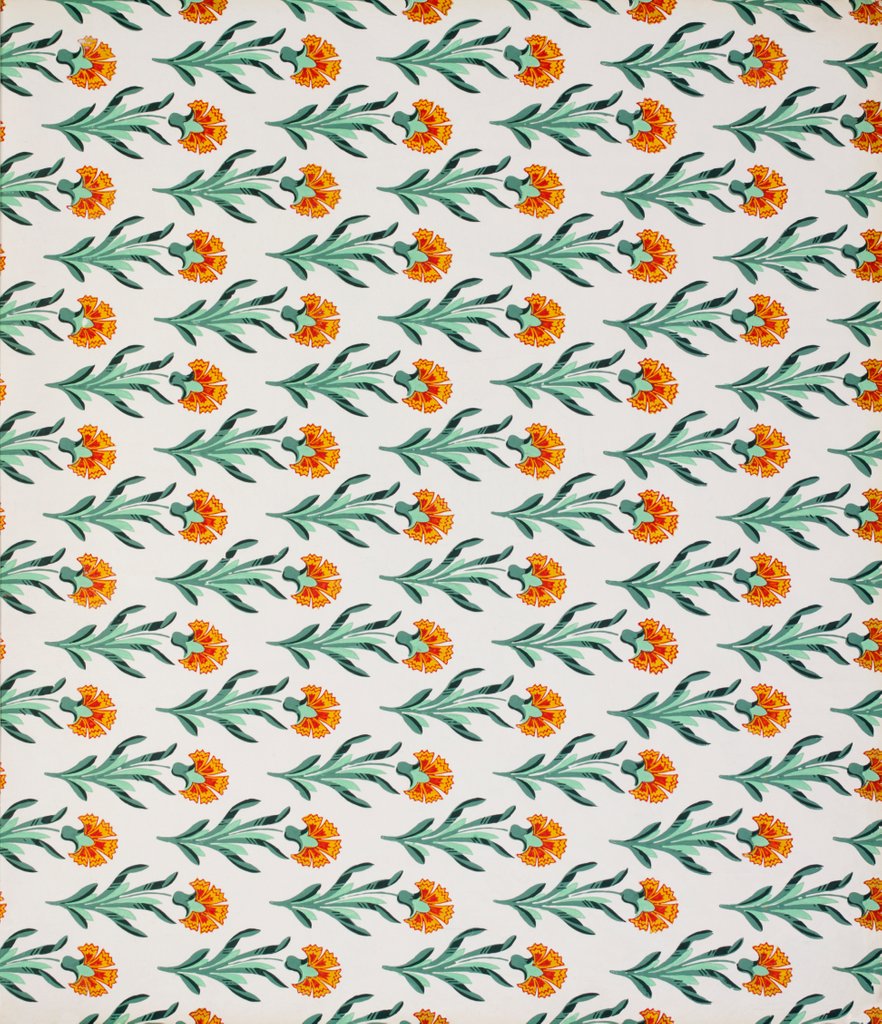 Detail of Wallpaper pattern from a book by Anonymous