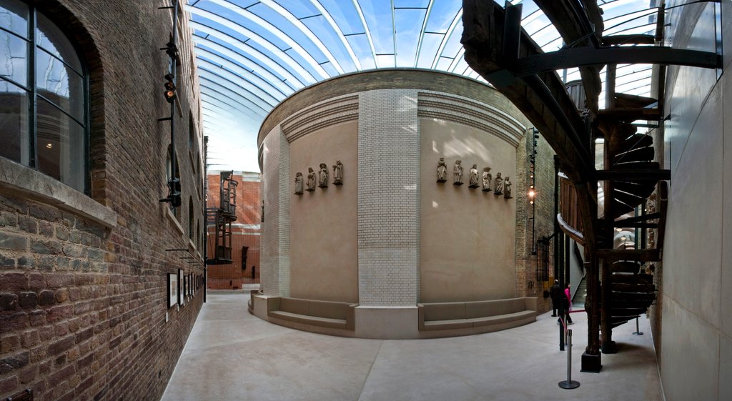 Detail of Daylit galleries in the Medieval and Renaissance galleries at the V&A Museum by V&A Photography Stuido